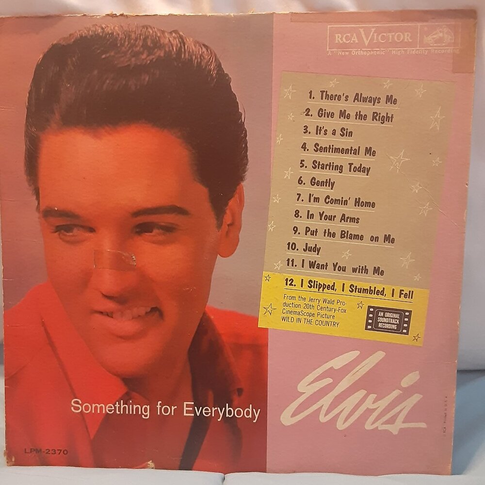 Elvis Presley – Something For Everybody – (1961) Vinyl Record
